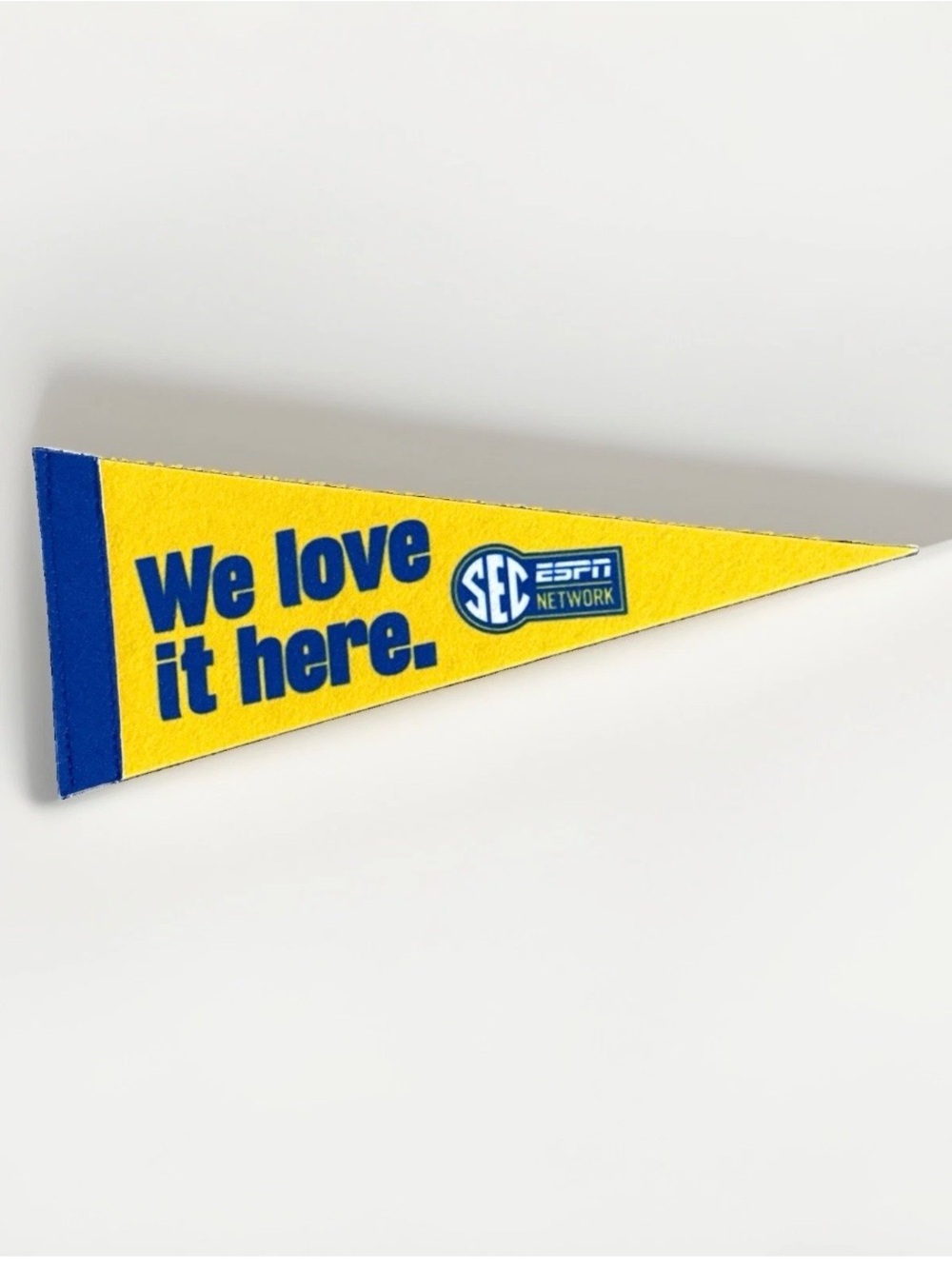 SEC ESPN Network Sports Felt Pennant – We Love It Here.